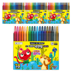 GLOBE CHEMICAL 自動式彩色鉛筆, 4個, 18色