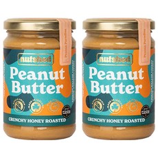 넛셰드 땅콩버터 크런치 허니 로스티드, 290g, 2개