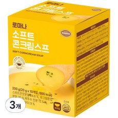 ROMANA 香濃玉米濃湯 10入, 3個, 200g
