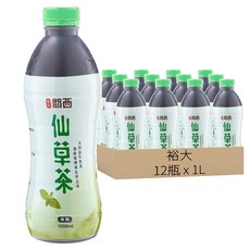 裕大 關西仙草茶 無糖配方 12瓶, 1L