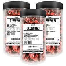 고미네 건크랜베리, 200g, 3개