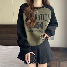 PEONIST 拉格蘭撞色短版字母T恤