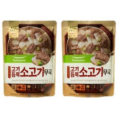 반듯한식 고기듬뿍 소고기 무국, 460g, 2개