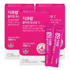 지큐랩 콜라겐 유산균 C, 3개, 60g