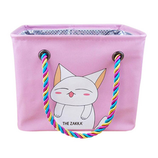 THE ZAKKA 慵懶貓咪沐浴袋, 粉紅色