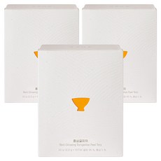 雙溪名茶 日常茶碗 紅蔘橘皮茶, 2g, 3個, 10入, 20g