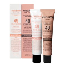 W.DRESSROOM 香氛保濕護手霜 50ml+洗手乳 50ml 49號 桃花香, 1套