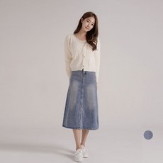 Gembling 長版開衩透氣中長裙