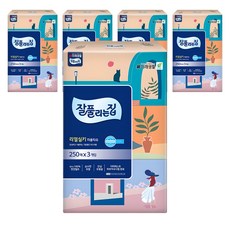 잘풀리는집 천연펄프 미용티슈 2겹, 250매입, 15개