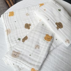 Spa GeoL Baby 6 層紗布毯, 小熊寶寶