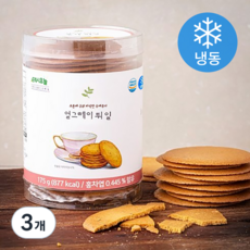 프레시오늘 오븐에 구운 수제쿠키 얼그레이 튀일 (냉동), 175g, 1개입, 3개