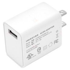 5V 3A充電頭 BSMI UL認證 39-004-3A, 白色, 1個