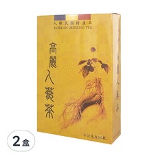 昊之蔘 瀚軒 精選韓國高麗人蔘茶，養生保健四季皆宜, 3g, 50包, 2盒