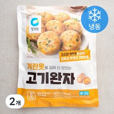 청정원 계란옷을 입혀 더 맛있는 고기완자 (냉동), 600g, 2개