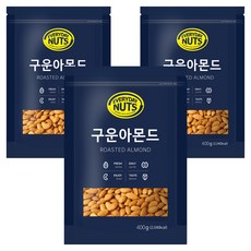 에브리데이넛츠 구운아몬드, 400g, 3개