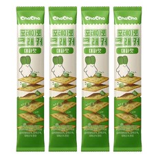 챠챠 포테이토 크래커 대파맛, 4개, 51g