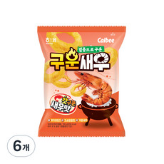 해태제과 구운새우 스낵, 100g, 6개