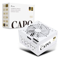 N.Clome CAPO 850W 80PLUS金牌 全模組電源供應器 ATX3.1 白色, 單一商品
