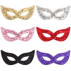 LivingDA 6套豪華眼睛, 1套, 亮片金，亮片銀，亮片粉，亮片包層，亮片黑色，亮片 puchasha