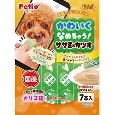 Petio 愛汪萌食 香濃肉泥 新鮮營養 條狀包裝方便攜帶 添加果寡糖及多種維生素 可當零食獎勵, 雞肉+鰹魚, 70g, 1包