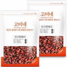 고미네 건조 크랜베리 루비, 300g, 2개
