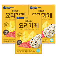 베베쿡 처음 먹는 요리가케, 28g, 3개, 연어와 치즈