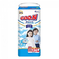 GOO.N 大王 輕薄舒爽紙尿褲 15~25kg, XXL, 36片