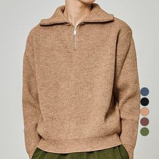 Trad Club 男款基本款半拉鍊針織衫