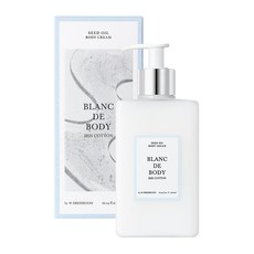 W.DRESSROOM BLANC DE BODY香氛棉籽油身體乳液 鳶尾棉花香, 300ml, 1入