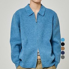 Tradclub Very Basic 拉鍊針織衫 (5色) (M-5XL)