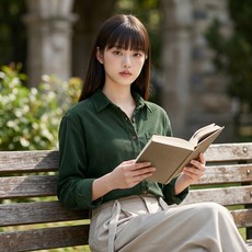 Paperments 女款 Rian 日常燈芯絨口袋襯衫 15273