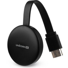 유니콘 무선 4K 미러링 MHL 동글 와이파이 디스플레이 K9, 블랙, 176mm, 1개