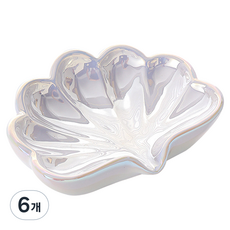 THE ZAKKA 陶瓷貝殼皂盤 FREE, 6個, 白色