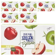 피죤 보타닉 건조기용 시트 섬유유연제 애플밤 본품, 130매, 6개