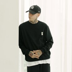 NESPA Font Bear 內刷毛大學T SMA_0446