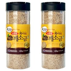 복이네먹거리 국산 고소한 참깨 100% 깨소금 굵은입자, 100g, 2개