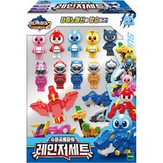 TOYTRON Mini Commando Super Dinosaur Power Ranger 玩具套組, 混色