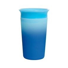 munchkin 滿趣健 360度感溫防漏杯, 266ml, 1個, 藍色