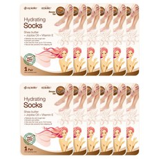 Epielle 保濕足部足膜合二為一, 1組, 12個