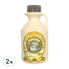 알레가니 유기농 메이플 시럽, 500ml, 2개