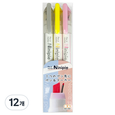 sun-star Donga PMS Sunstar Ninipie筆 3色組, A, 12個