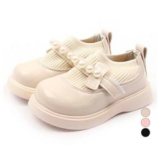 루루슈 여아용 코코 진주 구두 AZ110