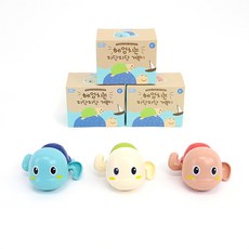 Happy Play 游泳烏龜沐浴玩具 3 件套, 藍色 + 綠色 + 紅色, 1個