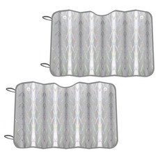 엑스핏 프리미엄 실버 앞창문 햇빛가리개 타입2 140cm X 70cm, 2개