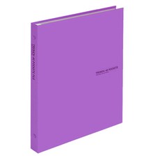 드림산업 트레비엥 합지 파일 40매입, 보라, 1개