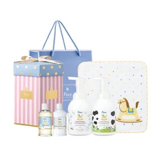 Fees BEBE 兒童寶貝輕保養六角禮盒 粉色, 1組