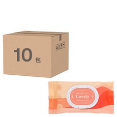 comet Pure Lovely系列 嬰幼兒濕紙巾 掀蓋式 加厚型, 100張, 10包