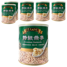 元歲本舖 特級燕麥, 900g, Premium Oatmeals, 6罐