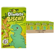 DiNOBiTE 恐龍咬 蔬菜餅, 蔬菜, 60g, 24盒