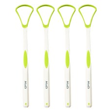 Biz-on 生活必需品 去除器 舌苔清潔器 綠色, 10g, 4個